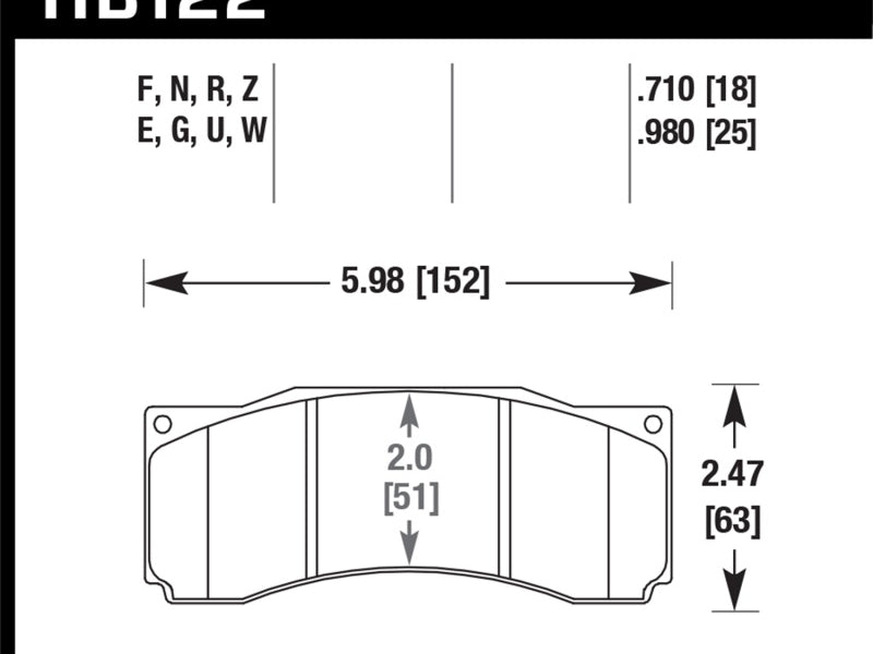 Hawk Stoptech ST-60 Caliper DTC-70 Race Brake Pads