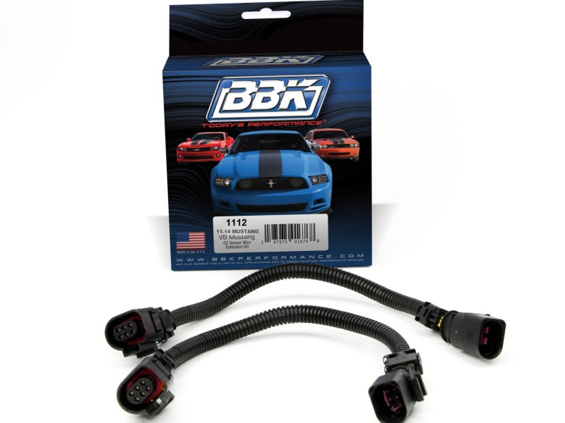 BBK 11-14 Mustang GT Front O2 Sensor Wire Harness Extensions 12 (pair)