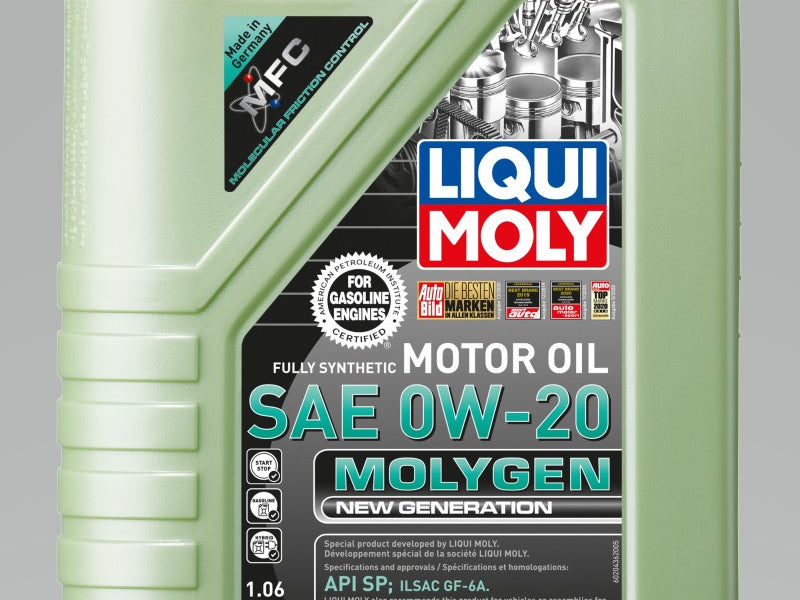 LIQUI MOLY 1L Molygen New Generation Motor Oil SAE 0W20