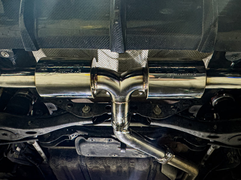 Injen 19-22 Hyundai Veloster N L4 2.0L Turbo Performance SS Axle Back Exhaust System - Burnt Ti Tips