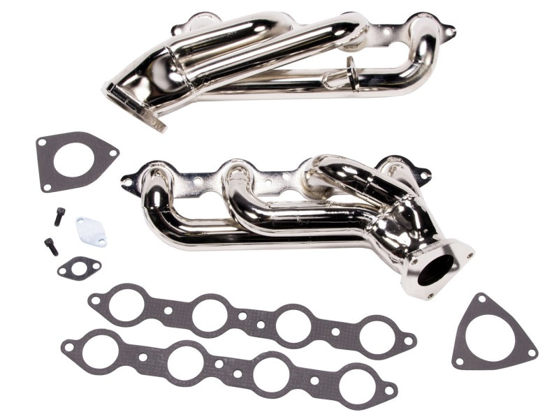 BBK 99-04 GM Truck SUV 6.0 Shorty Tuned Length Exhaust Headers - 1-3/4 Titanium Ceramic