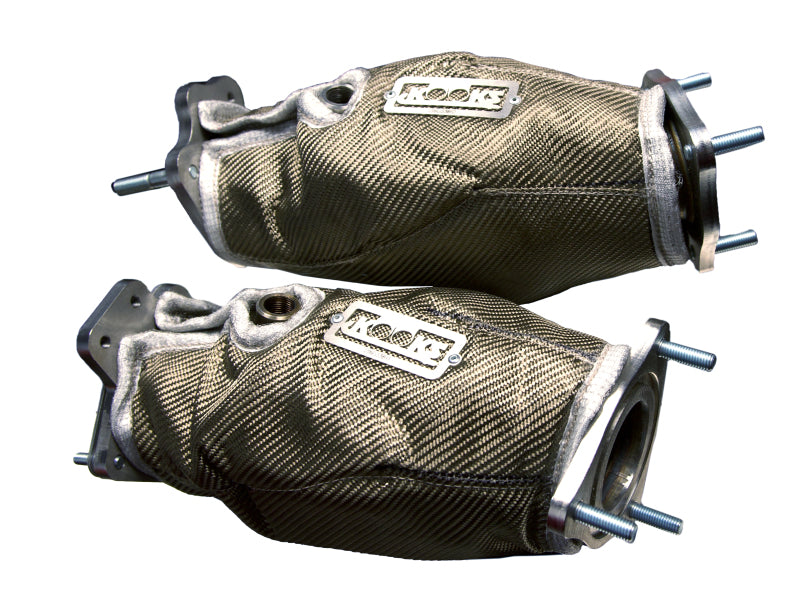 Kooks 2020+ Chevrolet Corvette C8 LT2 6.2L Heat Shield Blankets for Ultra Green Catted Connect Pipes