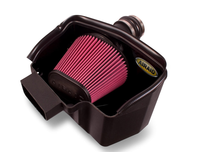Airaid 10-13 Ford Taurus SHO/Flex 3.5L Turbo MXP Intake System w/ Tube (Dry / Red Media)