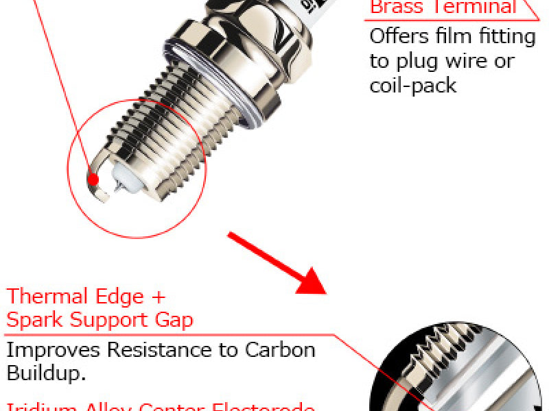HKS Nissan/Infinity VQ35HR M- Series Spark Plugs (One Step Colder) - Pack of 10