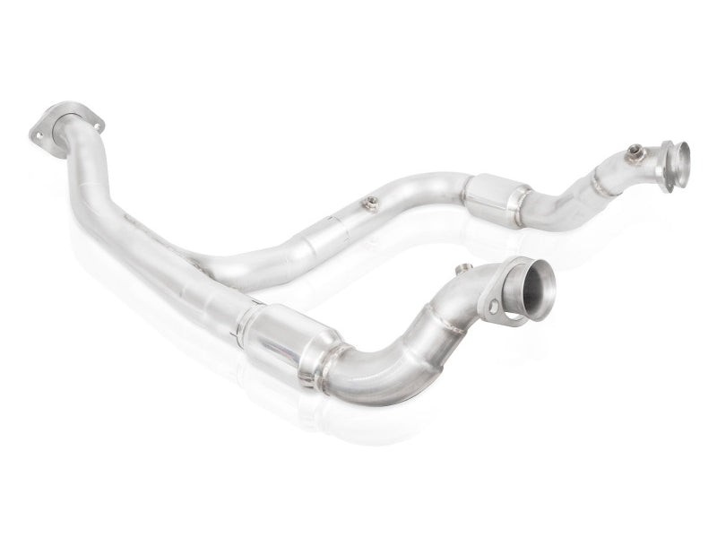 Stainless Works 15-18 F-150 3.5L Downpipe 3in High-Flow Cats Y-Pipe Factory Connection