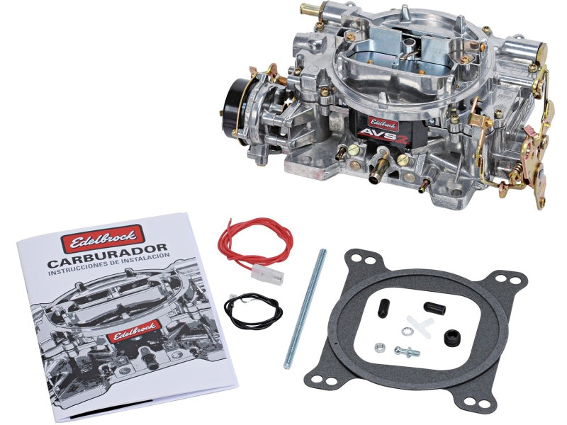 Edelbrock AVS2 500 CFM Carburetor w/Electric Choke Satin Finish (Non-EGR)