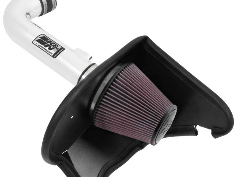 K&N 16-17 Chevy Camaro 3.6L Silver Typhoon Short Ram Intake