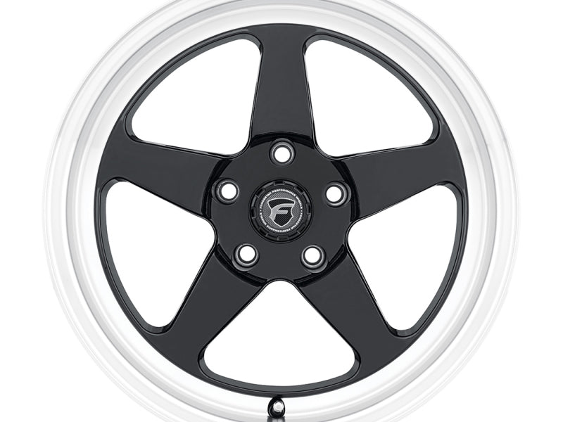 Forgestar D5 Drag 18x5.0 / 5x115 BP / ET-37 / 1.5in BS Gloss Black Wheel