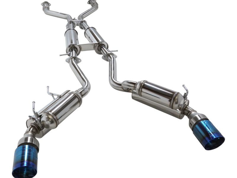 HKS 09-21 Nissan 370z Dual Hi-Power Ti. Tip Catback Exhaust (SUS304 NO COATING)