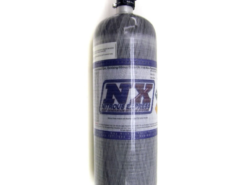 Nitrous Express Composite Bottle w/Lightning 500 Valve (6.79 Dia x 23.25 Tall)