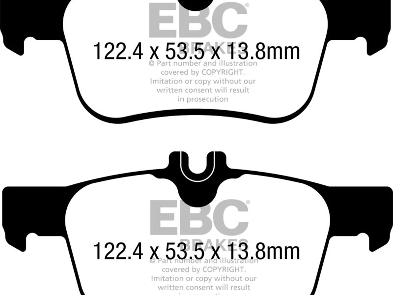 EBC 17-21 Honda Civic Type-R 2.0T Bluestuff Rear Brake Pads