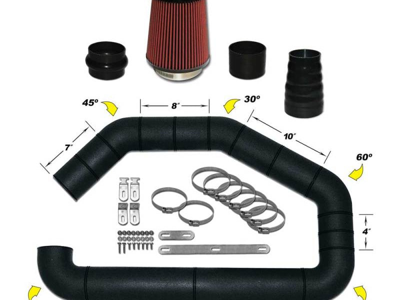 Airaid U-Build-It - Universal 3.5in Master Kit I w/700-452 (6in) Filter