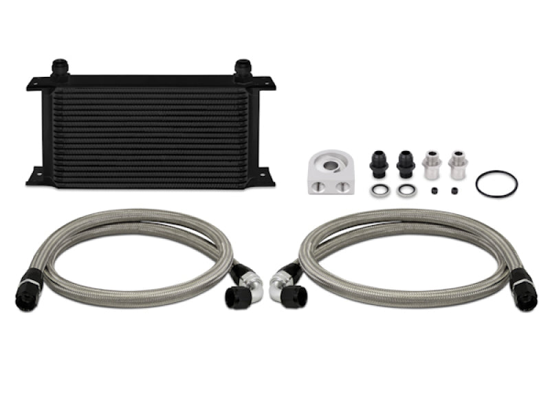 Mishimoto Universal 19 Row Oil Cooler Kit - Black