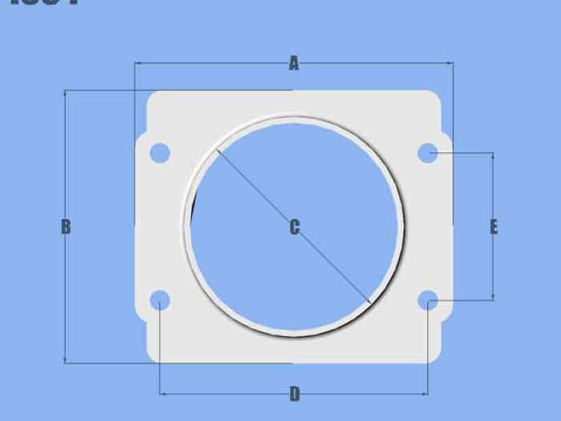 Vibrant MAF Sensor Adapter Plate for Subaru applications use w/ 3in Inlet I.D. filters only
