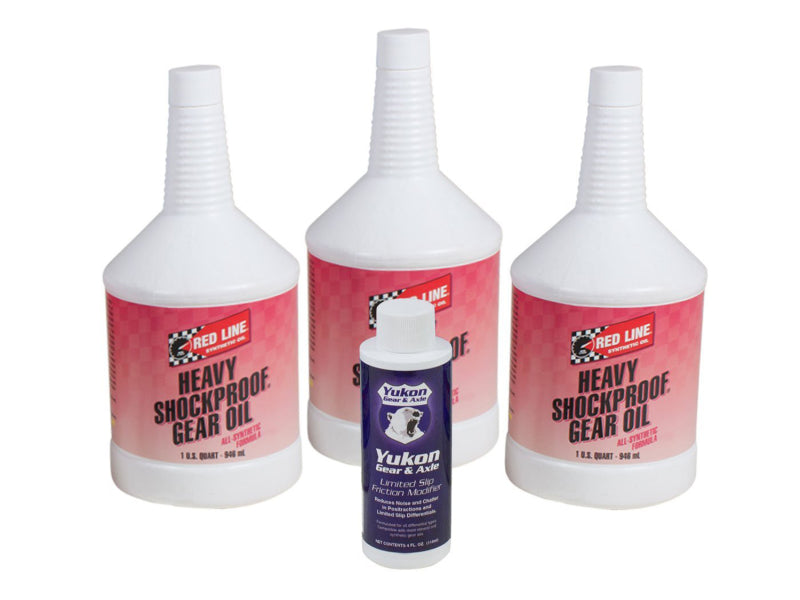 Yukon Gear Redline Synthetic Shock Proof Oil w/ Positraction Additive. 3 Quarts
