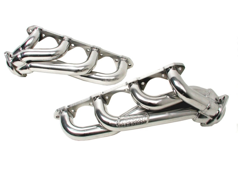 BBK 79-93 Mustang 5.0 Shorty Unequal Length Exhaust Headers - 1-5/8 Silver Ceramic