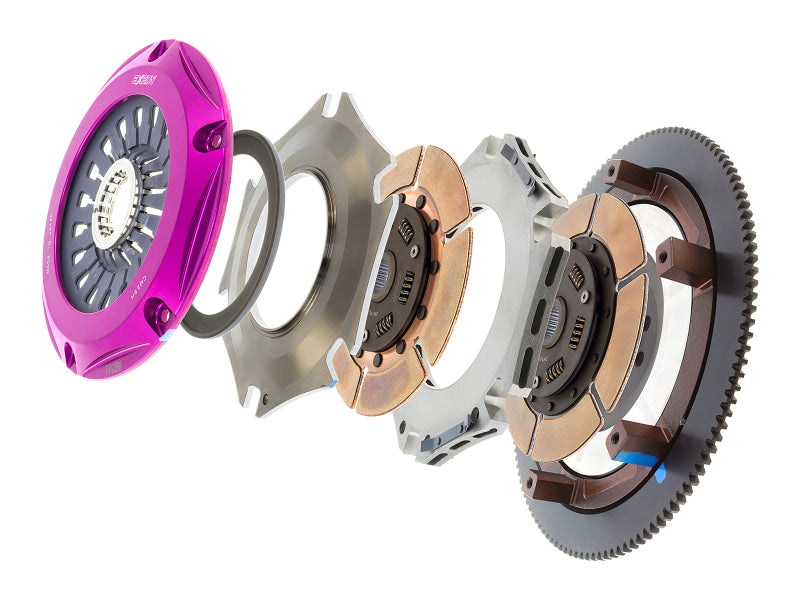 Exedy 2004-2014 Subaru Impreza WRX STI H4 Hyper Twin Cerametallic Clutch Sprung Center Disc Pull