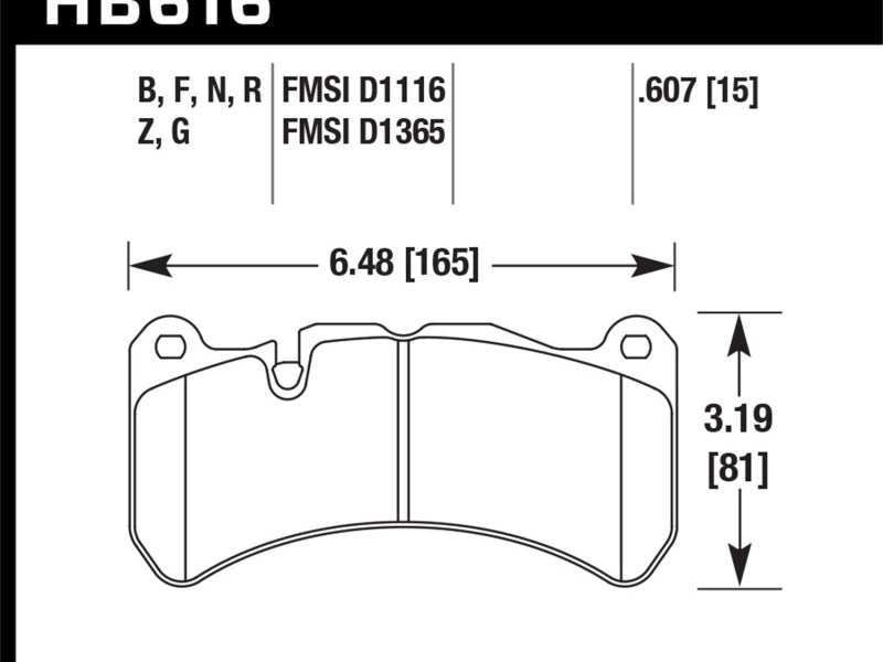 Hawk 08-11 Lexus IS-F / 05-06 M Benz CLK55 AMG / 07-08 CLK63 AMG DTC-60 Race Front Brake Pads