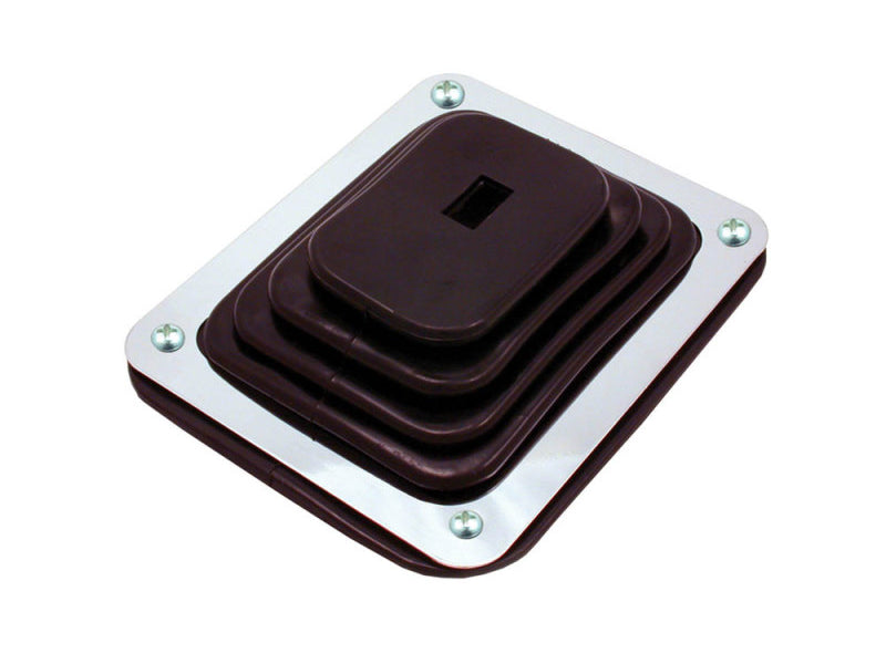 Spectre Shift Boot (Small) - Black Rubber w/Chrome Plated Steel Installation Ring