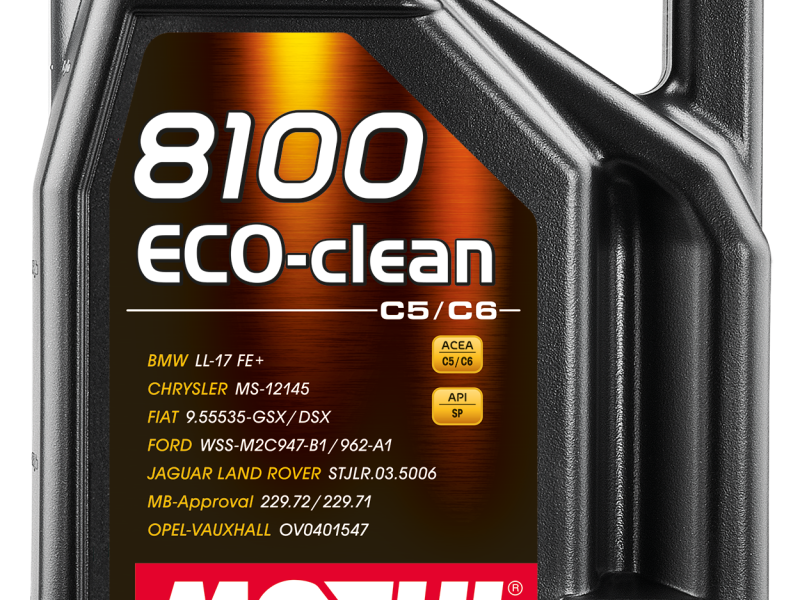 Motul 5L Synthetic Engine Oil 8100 0W20 Eco-Clean