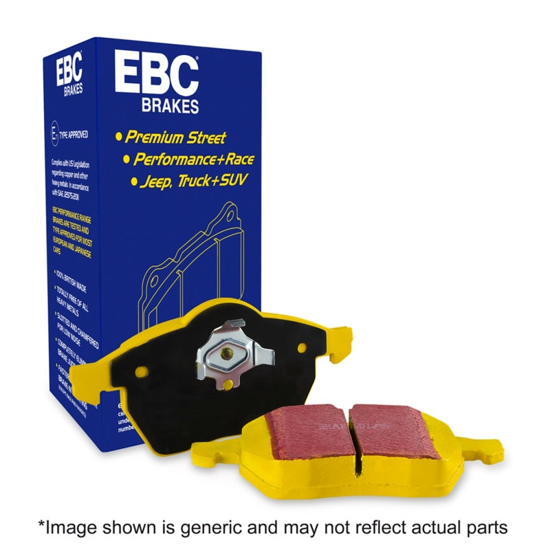 EBC 86-89 Mazda RX7 2.4 (1.3 Rotary)(Vented Rear Rotors) Yellowstuff Front Brake Pads