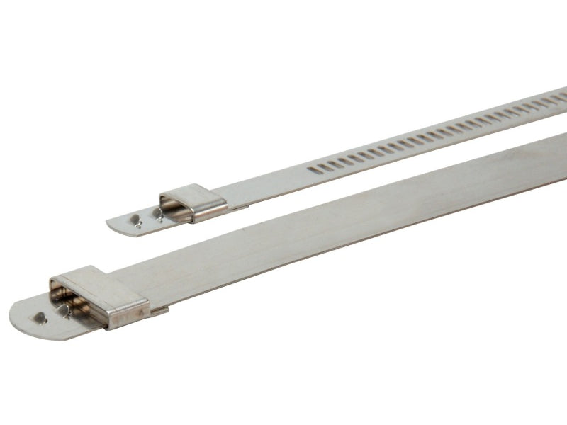 DEI Stainless Steel Positive Locking Tie 1/2in (12mm) x 14in - 4 per pack