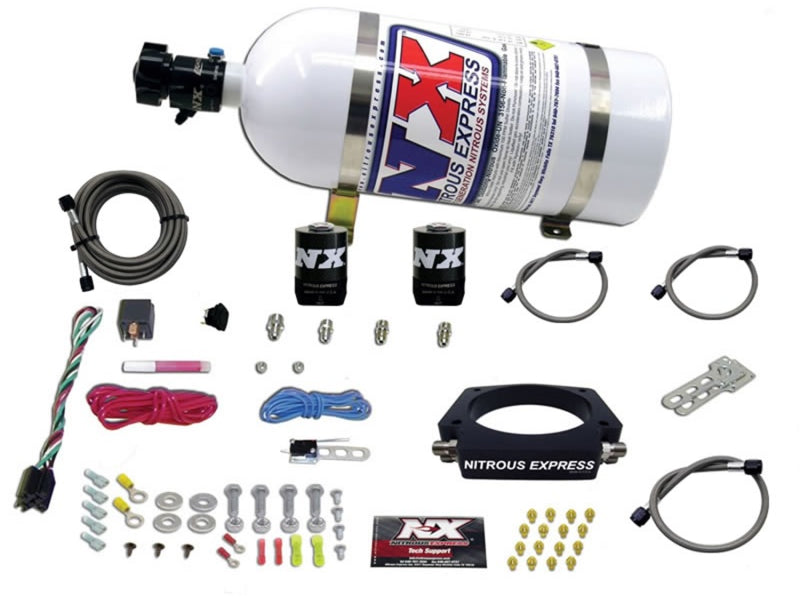 Nitrous Express GM LS 102mm Nitrous Plate Kit (50-400HP) w/10lb Bottle