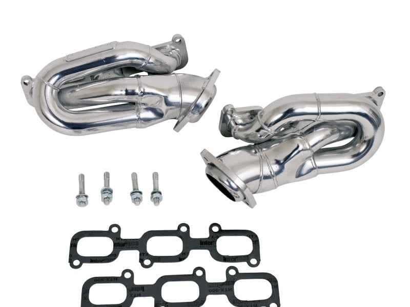 BBK 11-15 Ford Mustang 3.7L Shorty Tuned Length Headers - 1-5/8 Silver Ceramic (CARB EO 11-14 Only)