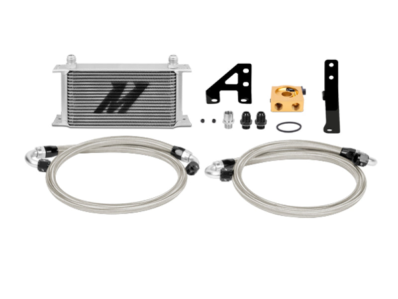 Mishimoto 15 Subaru STI Thermostatic Oil Cooler Kit - Silver