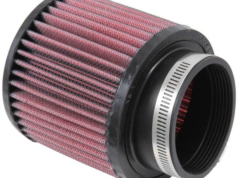 K&N Universal Rubber Filter 3 inch 5 Degree FLG 4 1/2 inch OD 4 inch Height
