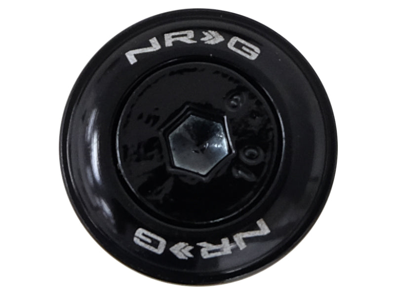 NRG Fender Washer Kit w/Color Matched M6 Bolt Rivets For Plastic (Black) - Set of 10