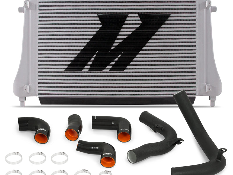 Mishimoto 2015+ VW MK7 Golf TSI / GTI / R Performance Intercooler Kit w/ Pipes (Black)