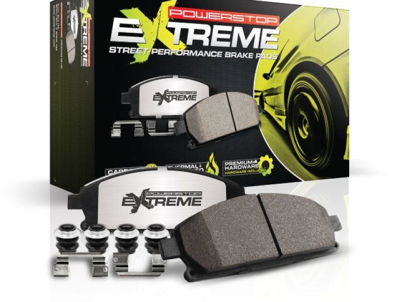 Power Stop 12-23 Dodge Charger Rear Z26 Extreme Street Brake Pads w/Hardware