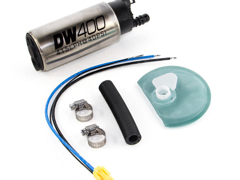 DeatschWerks 415LPH DW400 In-Tank Fuel Pump w/ 9-1045 Install Kit 05-10 Ford Mustang (Except GT500)