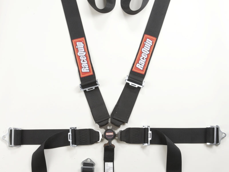 RaceQuip Black SFI CAMLOCK 5pt PD Lap Seat Belt