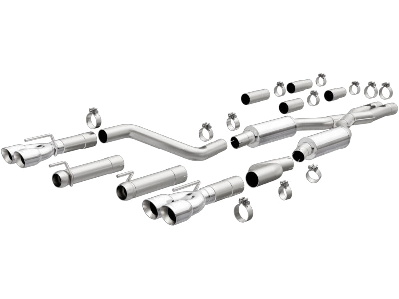MagnaFlow 2017+ Dodge Challenger 409 SS Polished 3in Quad Tips Cat-Back Exhaust