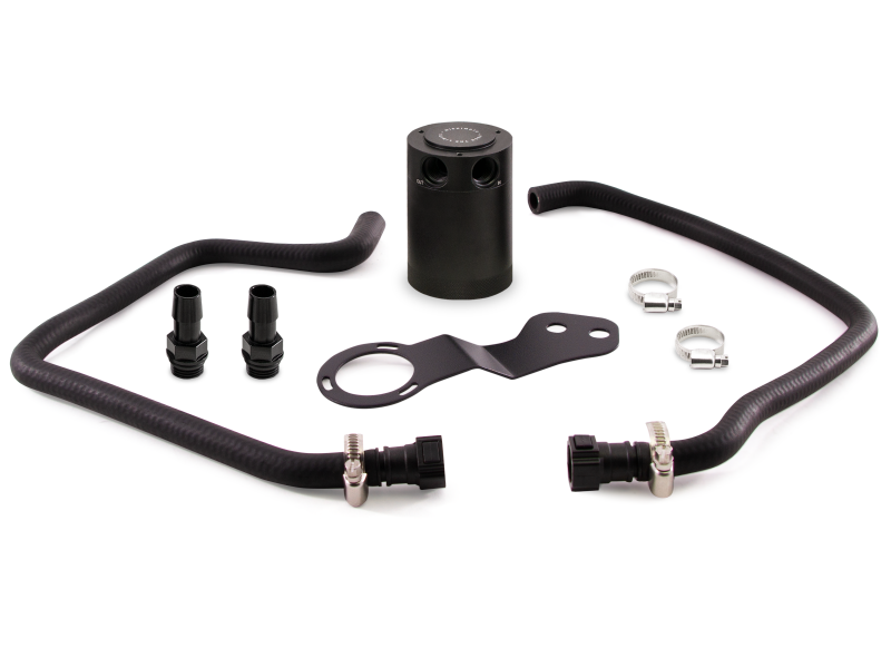 Mishimoto 2016+ Chevrolet Camaro SS Baffled Oil Catch Can Kit - Black