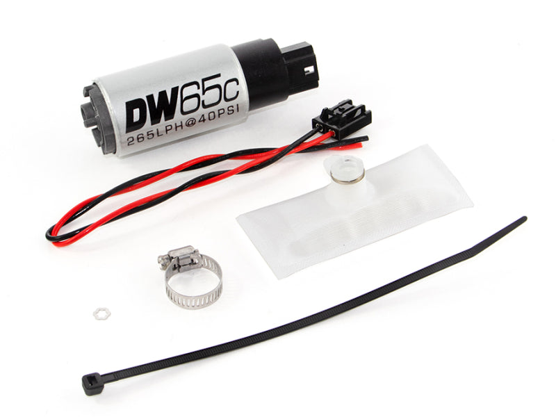 DeatschWerks 88-91 BMW 325i DW65C 265lph Compact Fuel Pump w/ Install Kit (w/o Mounting Clips)