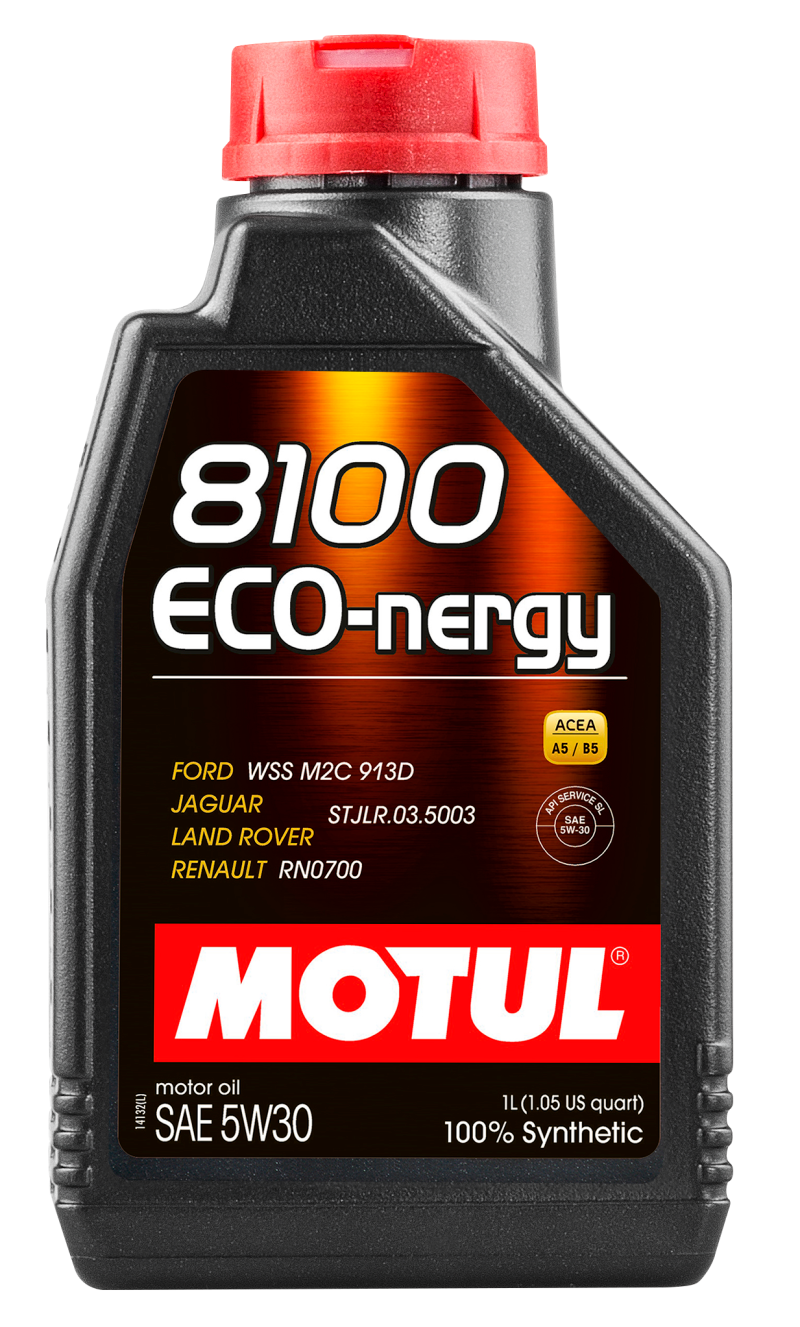 Motul 1L Synthetic Engine Oil 8100 5W30 ECO-NERGY - Ford 913C