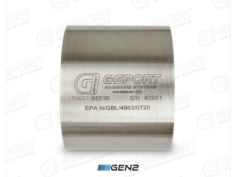 GESI G-Sport 400 CPSI GEN2 EPA Compliant 5in x 4in Substrate Only Up to 1,000HP