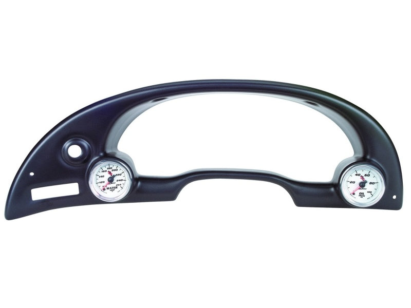 Autometer 94-00 Ford Mustang 52mm Black Dual Instrument Cluster Bezel