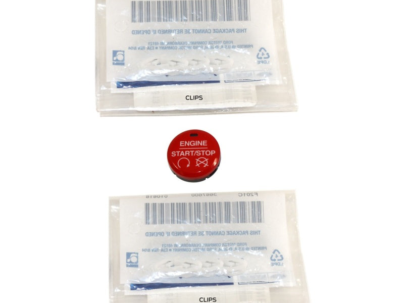 Ford Racing 15-17 Mustang Red Starter Button Installation Kit