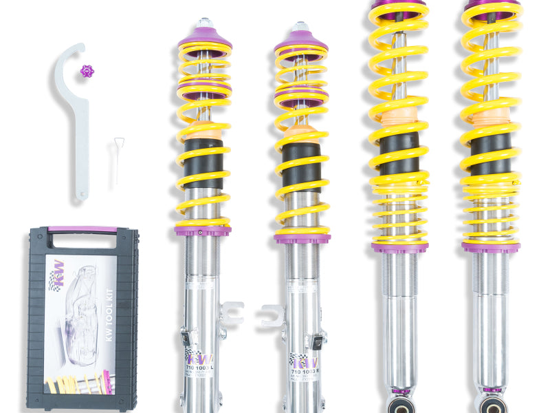 KW Coilover Kit V3 Porsche 911 (964) Carrera 2; incl. Convertible + Targa