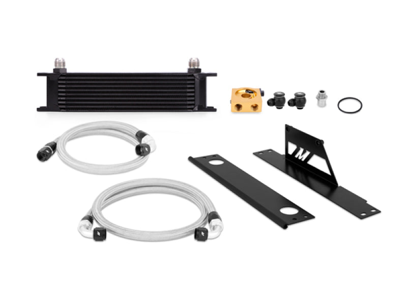 Mishimoto 02-05 Subaru WRX/STi Thermostatic Oil Cooler Kit - Black