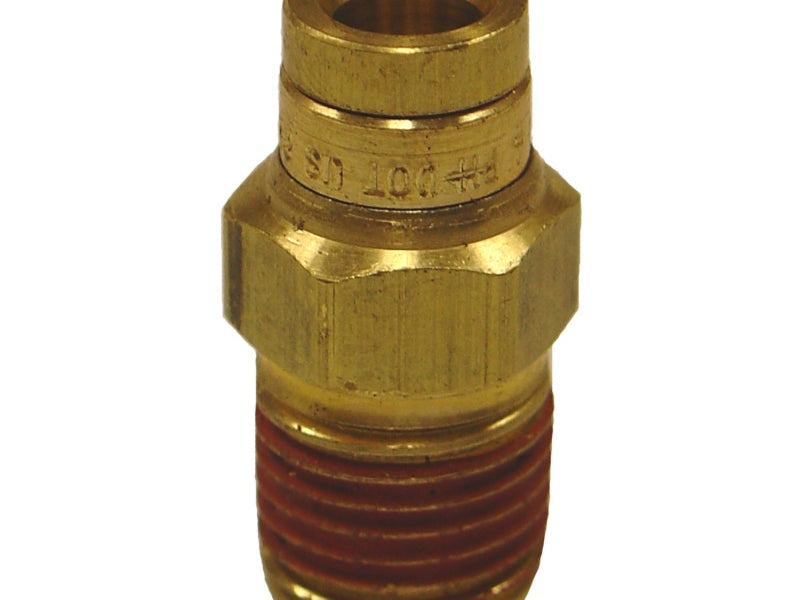 Firestone Male Connector 1/4in. Push-Lock x 1/4in. NPT Brass Air Fitting - 2 Pack (WR17603463)