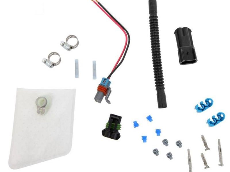Walbro Universal Installation Kit: Fuel Filter/Wiring Harness/Fuel Line for F90000267 E85 Pump
