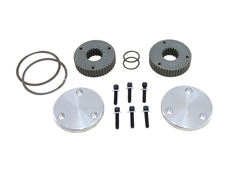Yukon Gear Hardcore Drive Flange Kit For Dana 44 / 19 Spline Outer Stubs. Non-Engraved Caps