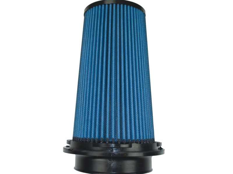 Injen NanoWeb Dry Air Filter- 4in Flange ID 6in Twist Lock Base 8.8in Media Height 4in Top
