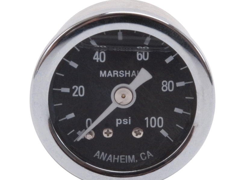 Russell Performance 100 psi fuel pressure gauge (Liquid-filled)