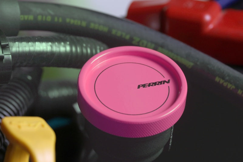 PERRIN 02-25 Subaru Impreza/WRX/STI & 13-25 Crosstrek/BRZ/FR-S/GR86/GR86 Oil Fill Cap - Hyper Pink